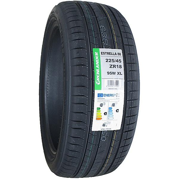 GRENLANDERサマータイヤ225／45R18 95W XL GRENLANDER（グリンランダー） 225/45R18 4本セット 2026年製造 新品