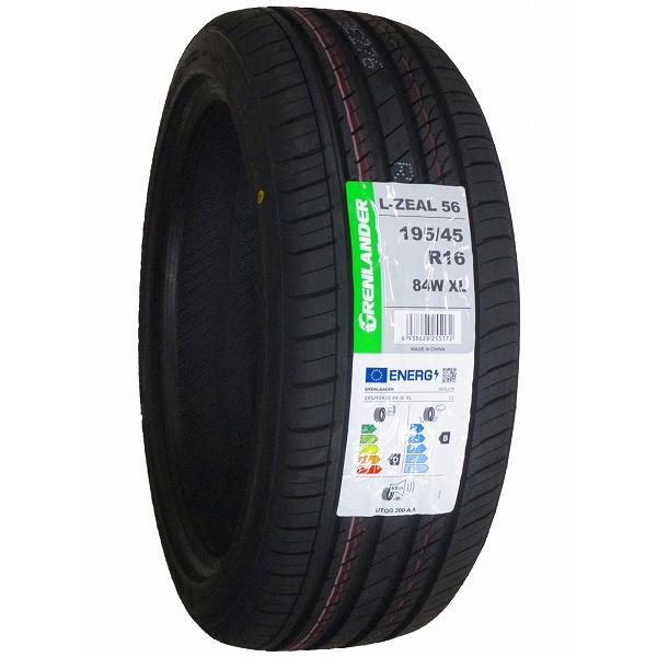 4本セット 195/45R16 2023年製造 新品サマータイヤ GRENLANDER L-ZEAL56 195/45/16｜tire｜03