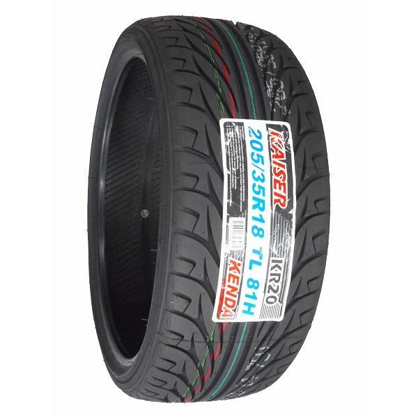 4本セット 205/35R18 2023年製造 新品サマータイヤ KENDA KR20 ケンダ