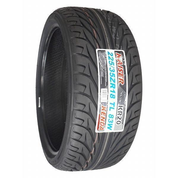 KAISER（KENDA） 225/35R18 2026年製造 新品サマータイヤ KENDA KR20