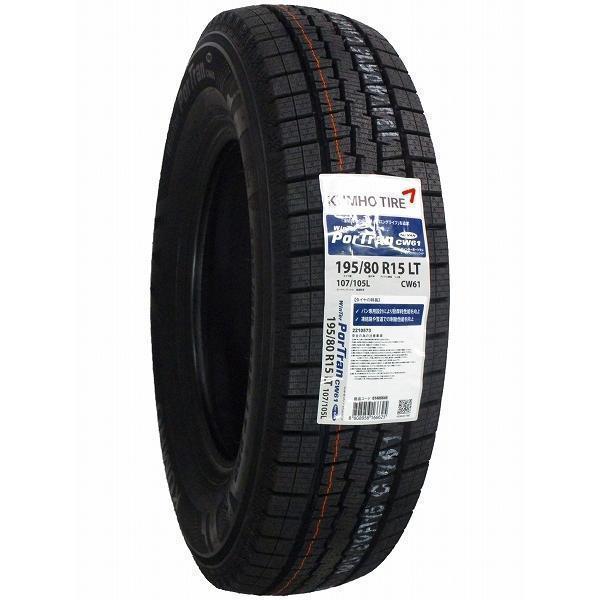 KUMHO（クムホ） 195/80R15 2025年製 新品スタッドレスタイヤ KUMHO 