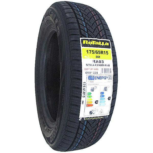 ロターラ 175/65R15 2026年製造 新品オールシーズンタイヤ RoTaLLa SETULA 4 SEASON RA03 175/65 ...