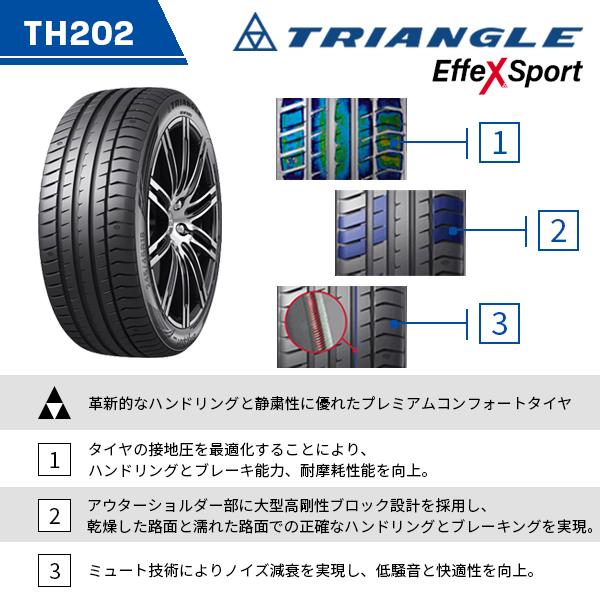 235/40R19 2023年製造 新品サマータイヤ TRIANGLE EffeX Sport TH202 トライアングル 235/40/19｜tire｜05