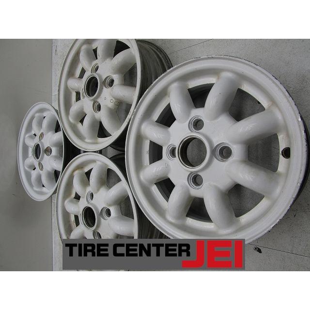 ローバーミニ純正12インチホイールタイヤ４本セット 中古 希少 ローバー ミニ純正 12インチ アルミ ホイール 4本セット