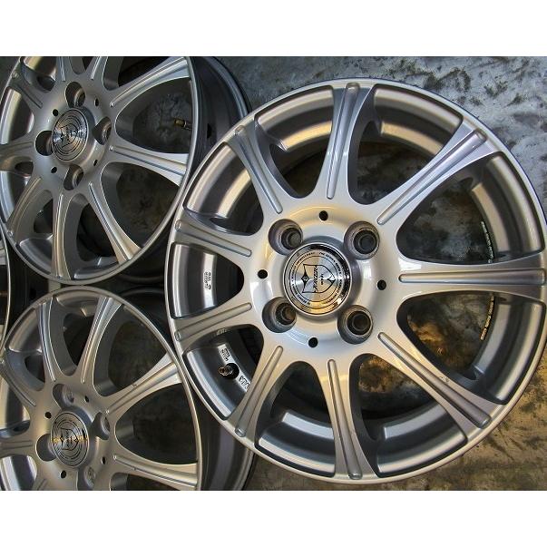 13インチ ウェッズ ジョーカー PCD:100 4J+45 軽自動車に 中古ホイール 