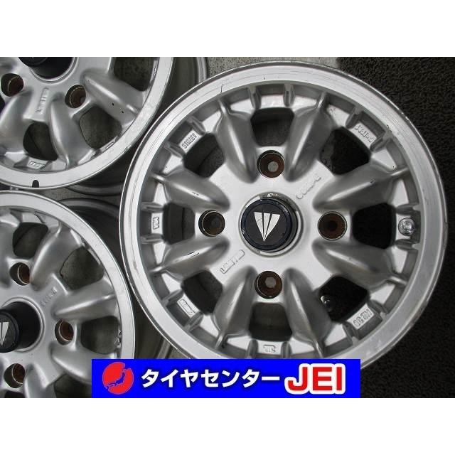13インチ エンケイ コンペ8 5.5J+38 140 当時物 旧車 中古アルミ 