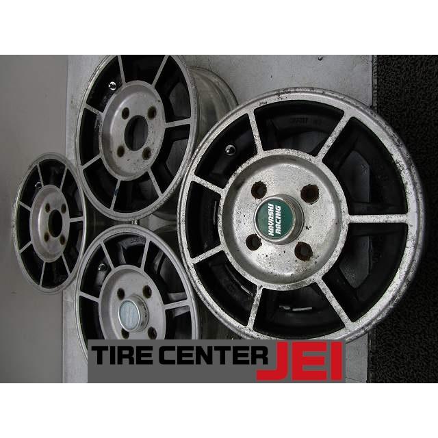 13インチ ハヤシレーシング 5.5+39 114.3 中古アルミホイール【4本 