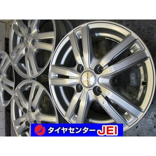 14インチ デュファクト PCD:100 5.5J+42 コンパクトカーに 中古アルミ 