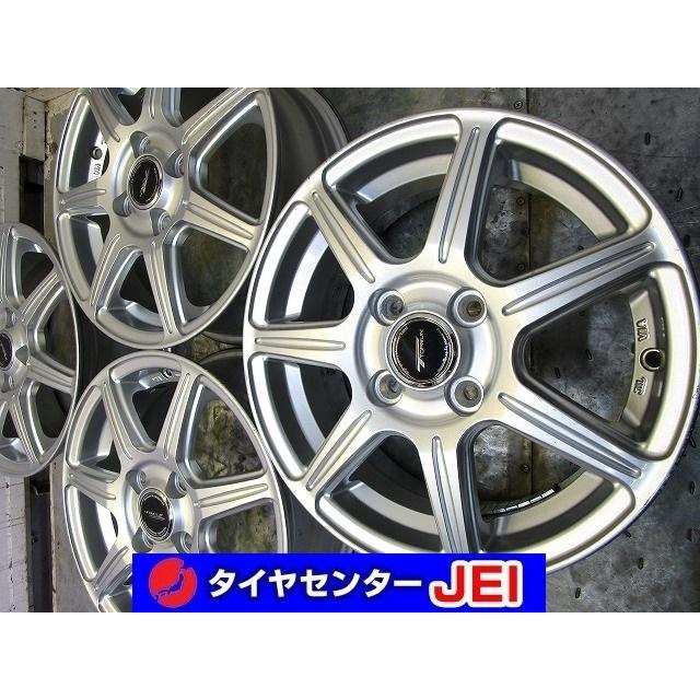 14インチ ブリヂストン トップラン 100 5.5J+50 コンパクトカーに 中古 