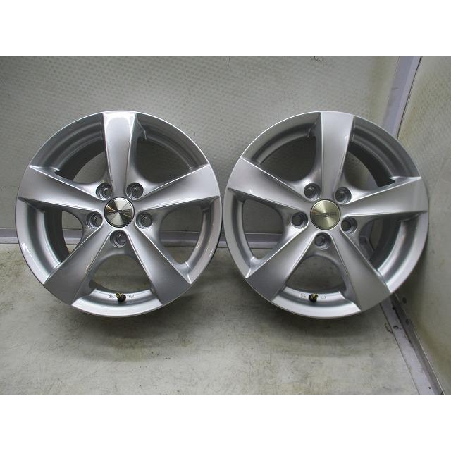 14インチ AGA 100 5.5J+40 フォルクスワーゲン ポロ 中古アルミ