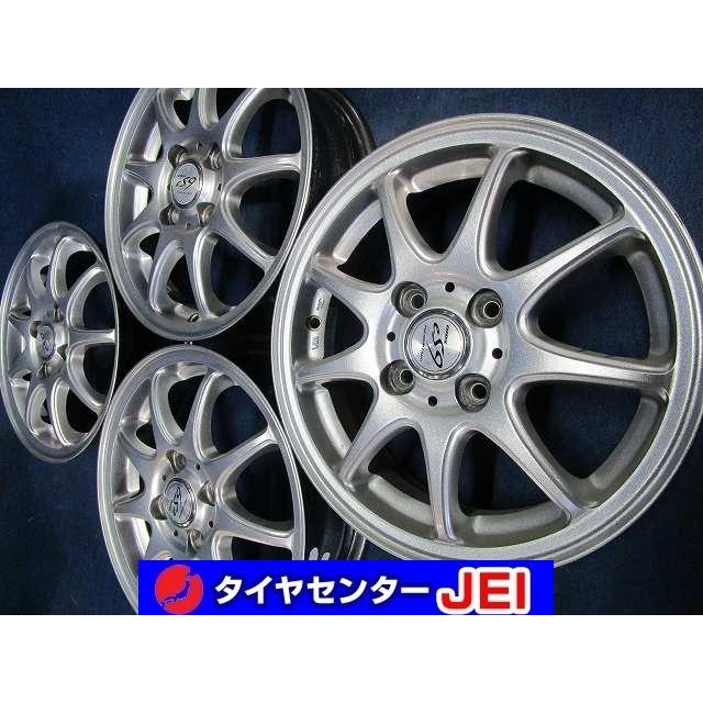 14インチ DIOS 4.5J+43 100 軽自動車 中古アルミホイール【4本セット  