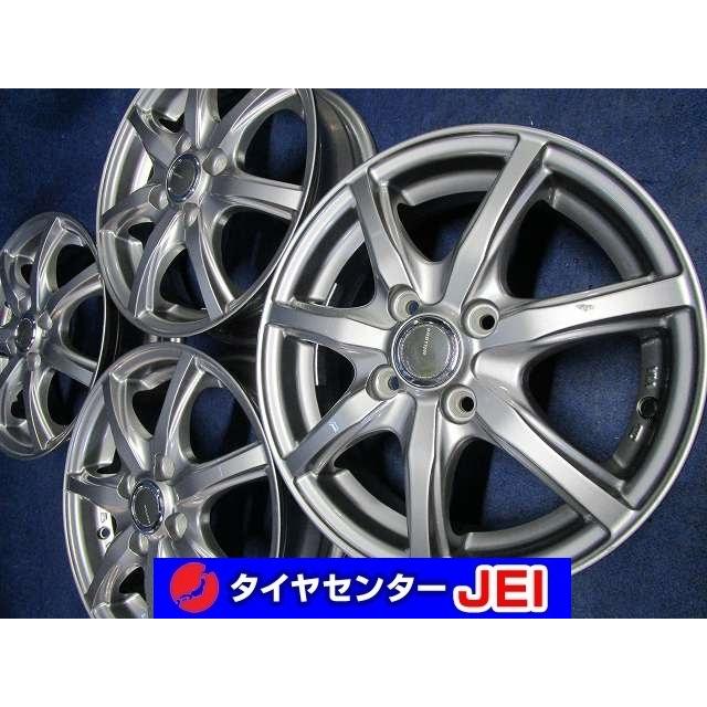 14インチ ミルアス 4.5J+45 100 軽自動車 中古アルミホイール【4本  
