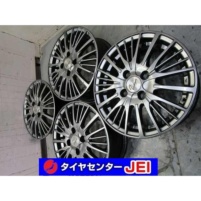 14インチ ヴェルザンディ 100 5.5J+45 コンパクトカー 中古 
