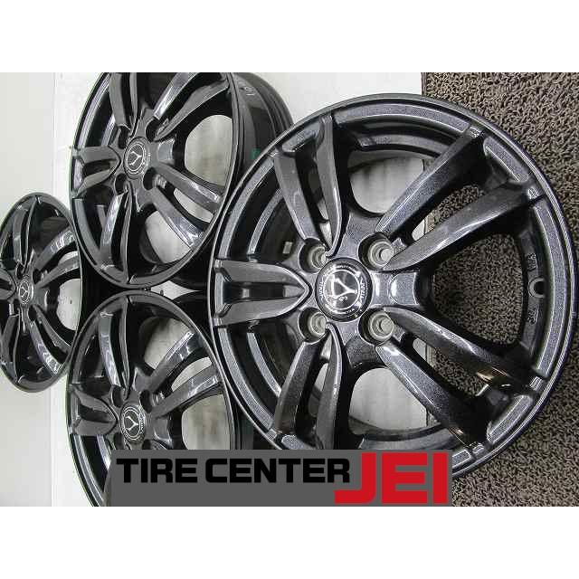 14インチ ATRRA 4.5J+45 100 軽自動車 中古アルミホイール【4本セット 