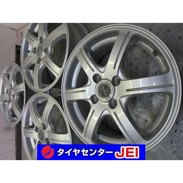 15インチ フェイド PCD:100 5.5J+45 コンパクトカー 中古アルミ