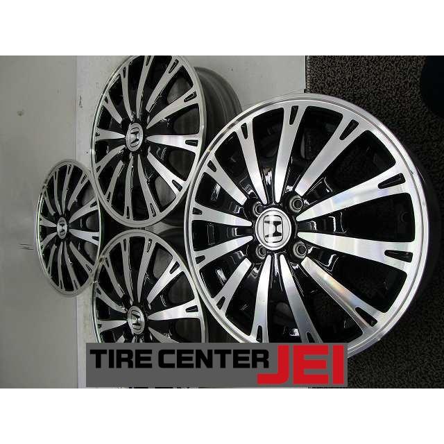 15インチホンダN-BOX純正4.5J+45 100 中古アルミホイール4本