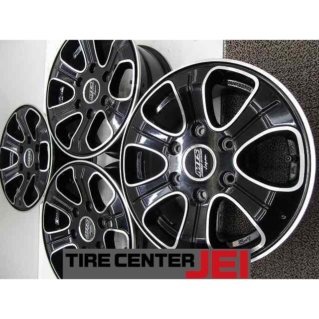 15インチ MTS 6.5J+38 139.7 ハイエース 中古アルミホイール4本