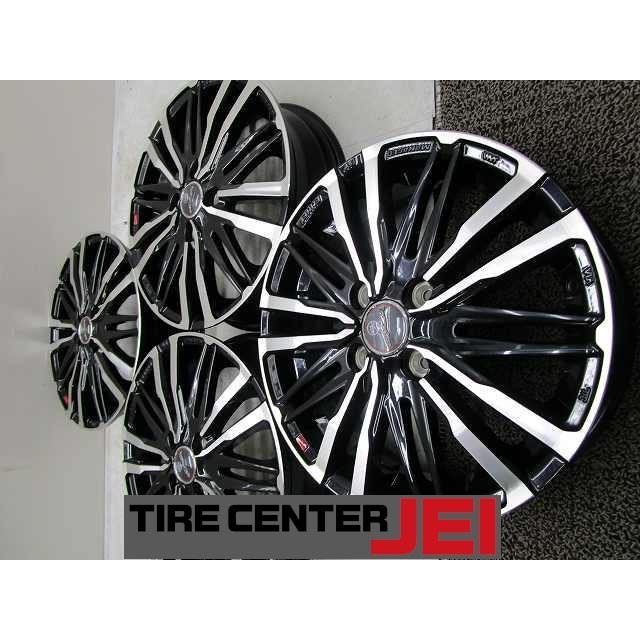 15インチ エンケイ SMACK ENKEI 4.5J+45 100 軽自動車 中古アルミ 