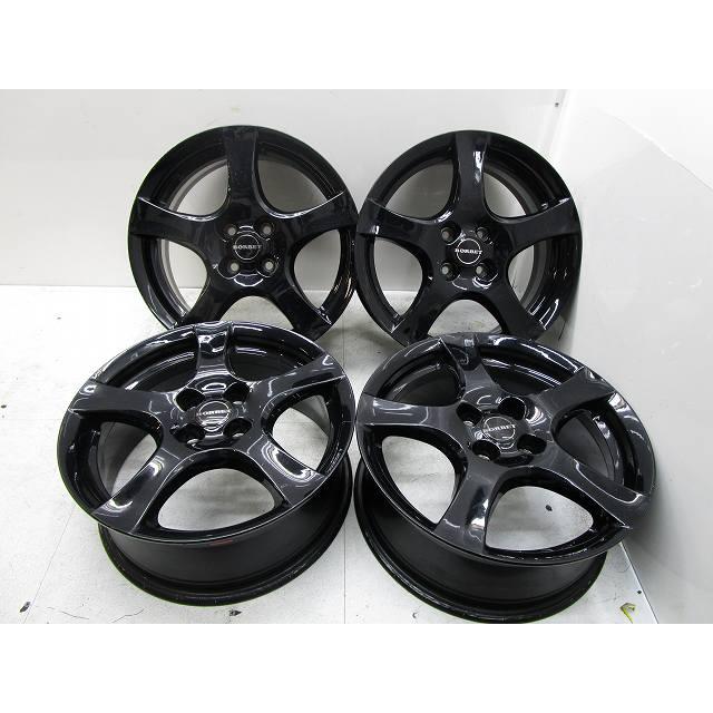 16インチ ボルベット 6.5J+35 98 フィアット/アバルト 中古アルミホイール【4本セット】送料無料(A16-5869）_1