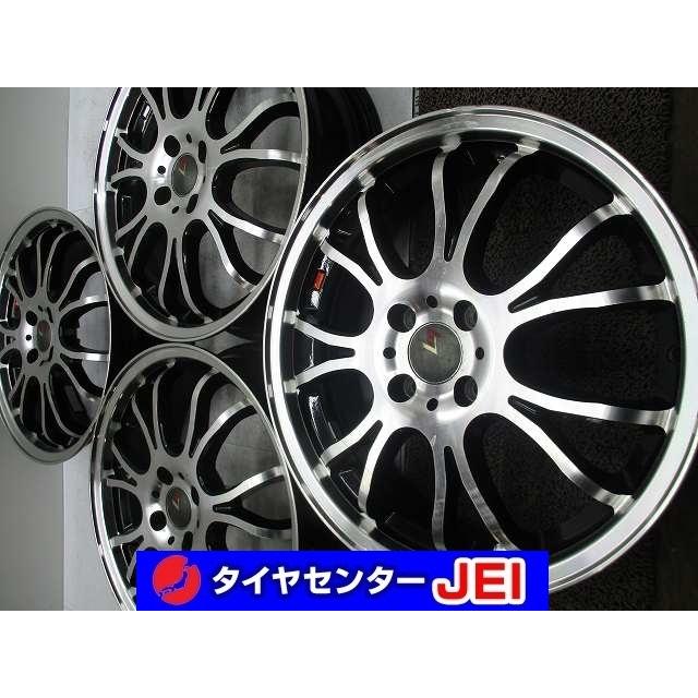 ①レアマイスター　PCD100 17インチ5.5J 軽サイズ軽トラ　２本セット 17インチ レアマイスター 5.5J+45 100 コンパクトカー/軽自動車 中古