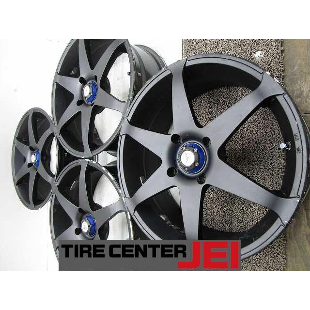 17インチ VERSUS 7J+45 114.3 中古アルミホイール【4本セット】送料 