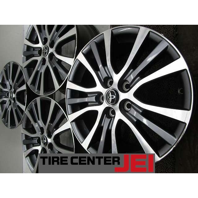 17インチ トヨタ純正 7J+50 114.3 エスティマ 中古アルミホイール【4本