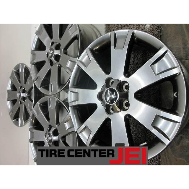 18インチ ミツビシ純正 7J+38 114.3 デリカD5 中古アルミホイール4本