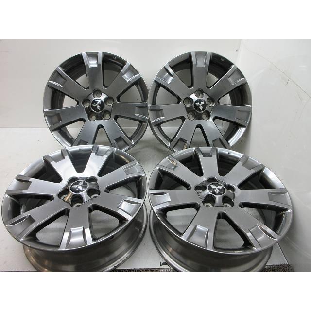 18インチ ミツビシ純正 7J+38 114.3 デリカD5 中古アルミホイール4本