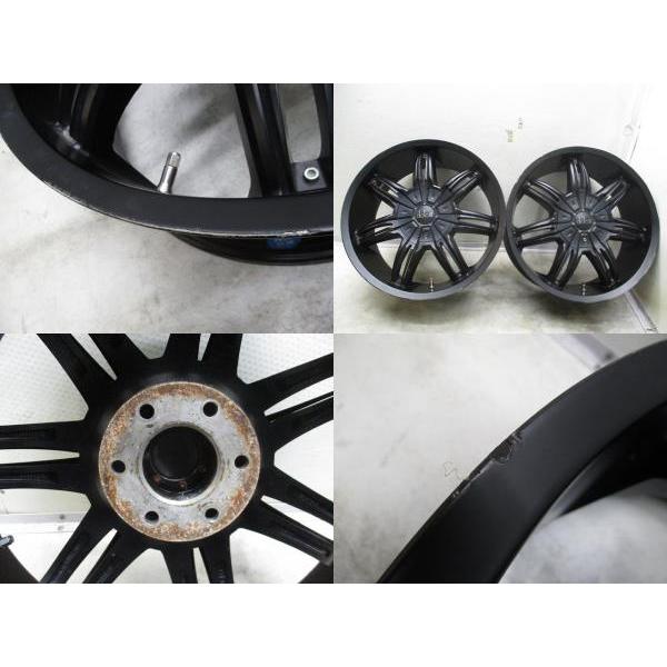20インチ ドルチェ 8.5J+35 127 中古アルミホイール4本セット 送料無料 
