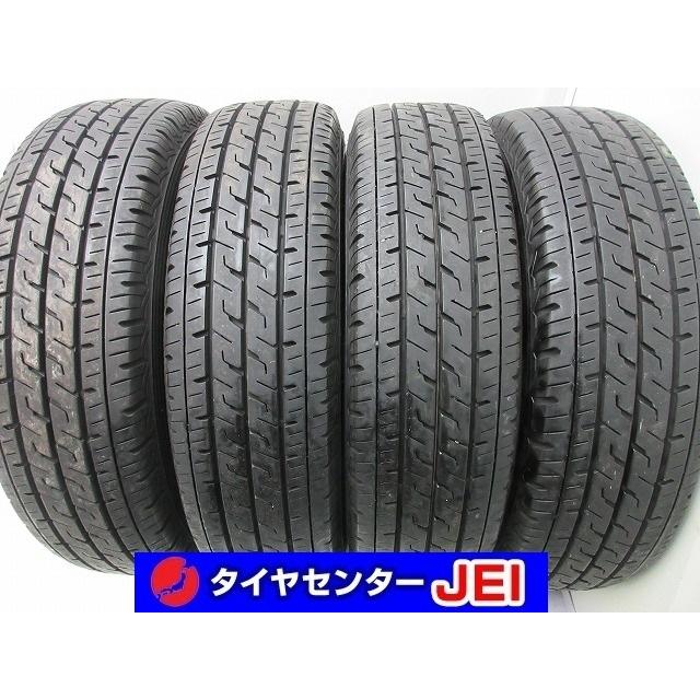 165-80R13 90/88N LR 9-8.5分山 ブリヂストン エコピアR710 2020年製 