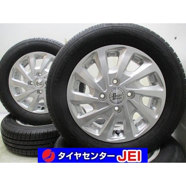 13インチ バリ溝 155/65R13 4J+42 100 軽自動車 中古タイヤアルミ 