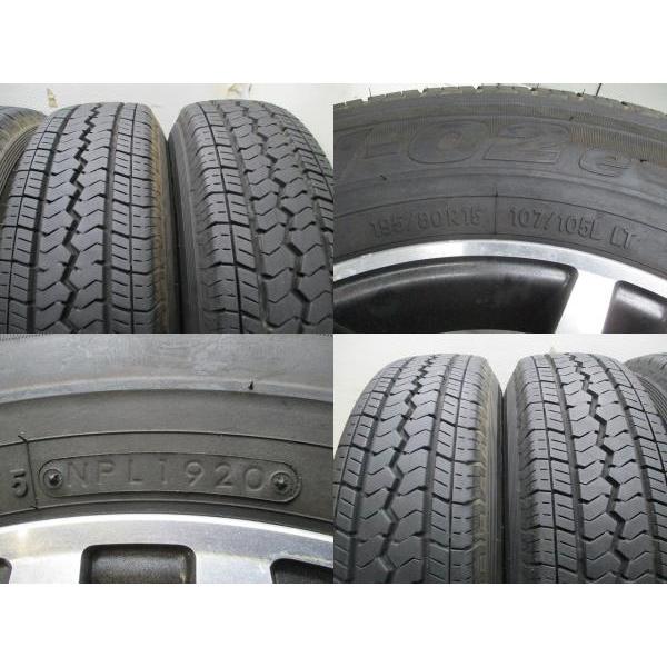 15インチ 195/80R15 107/105L 6J+33 139.7 ハイエース 中古 15インチ 195/80R15 107/105L 6J+33 139.7 ハイエース 中古