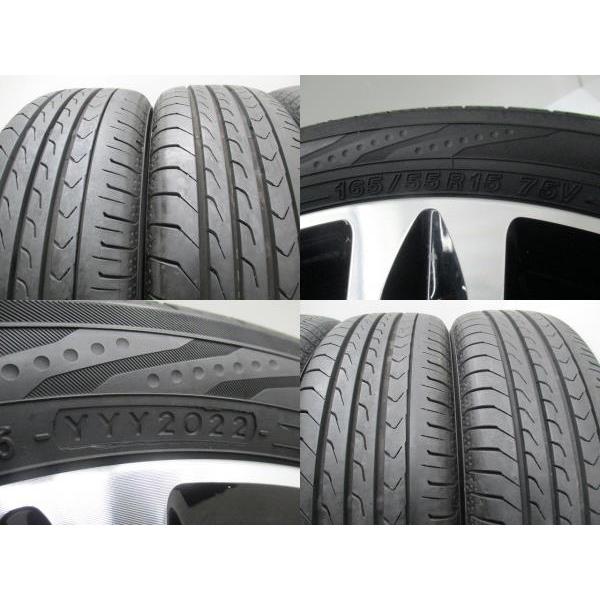 15インチ ダイハツ タントカスタム純正 165/55R15 4.5J+45 100 15インチ ダイハツ タントカスタム純正 165/55R15 4.5J+45 100