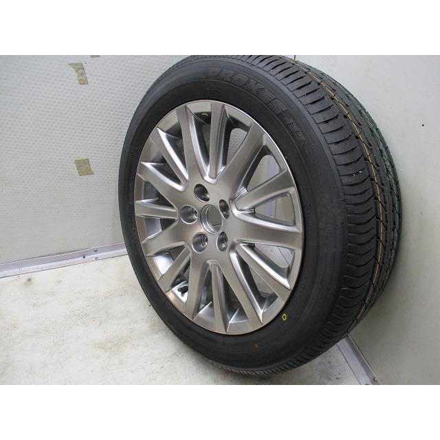 17インチ トヨタ クラウン マジェスタ純正 215/55R17 7J+45 114.3  バリ溝 中古タイヤアルミホイール【1本】 送料無料(MA17-3490）｜tirecenter-jei｜03