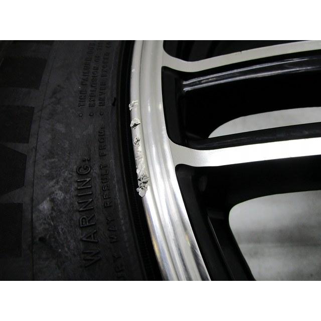 18インチ 225/45R18 7J+48 114.3 オデッセイ/エスティマ 中古タイヤホイールセット4本セット 送料無料(MA18-4769）の画像