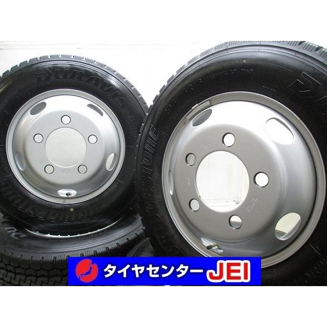 16インチ バリ溝 BS 205/75R16 113/111L 5.5J 203.2 小型トラック 中古 