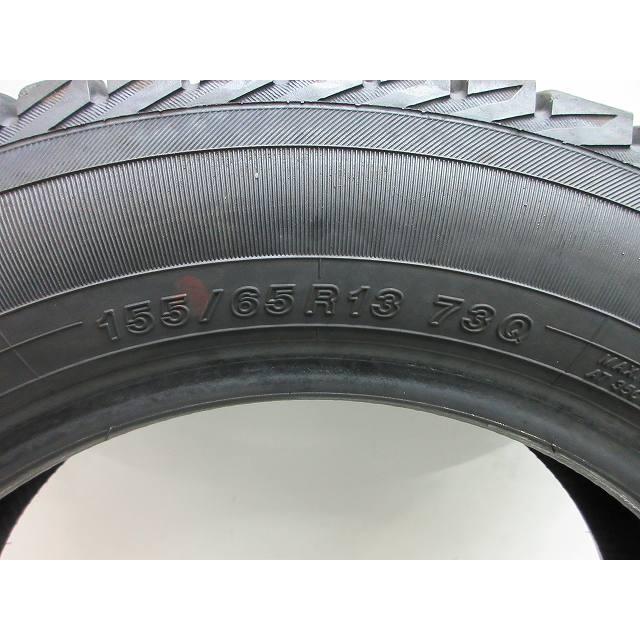 155-65R13 9-8.5分山 イエローハット プラクティバ 2024年製 中古