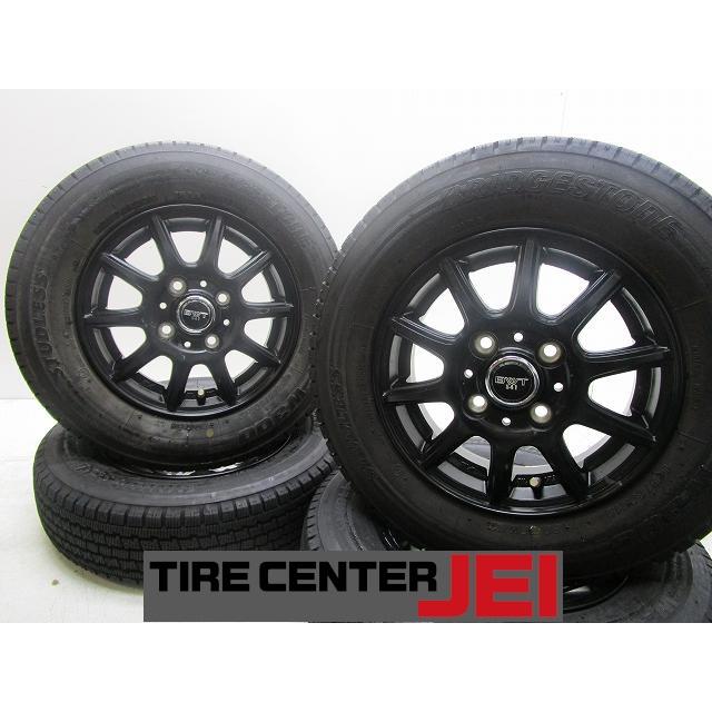 12インチ 145/80R12 80/78N 4J+45 100 軽トラ/軽バン 中古スタッドレス 