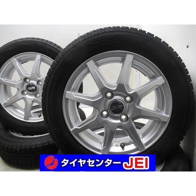 バリ溝 スタッドレスタイヤ 4本セット 14インチアルミホイール