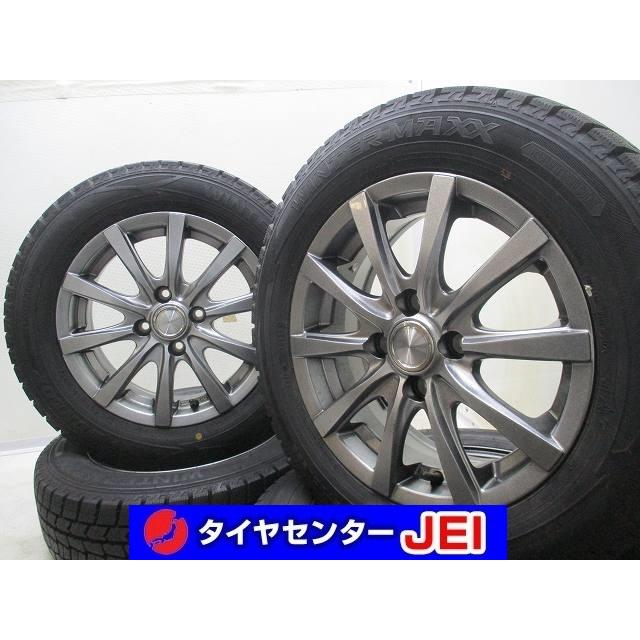 14インチ バリ溝 175/65R14 5.5J+40 100 コンパクトカー 中古  