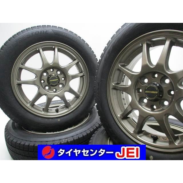 14インチ VRX2 バリ溝 155/65R14 4.5J+43 100 軽自動車 中古タイヤ  