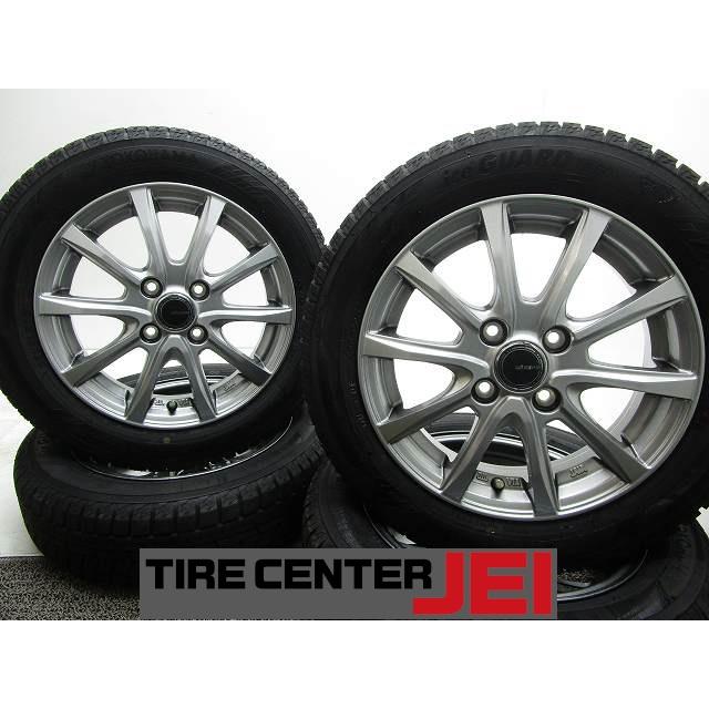 限定特価 軽四全般サイズ 155/65r14 新品冬タイヤ＆中古ホイールセット