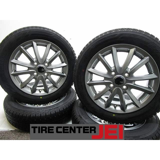 14インチ IG60 155/65R14 4.5J+45 100 軽自動車 バリ溝 中古タイヤ 