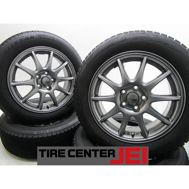 15インチ VRX2 185/60R15 6J+45 100 シエンタ 中古スタッドレスタイヤ 