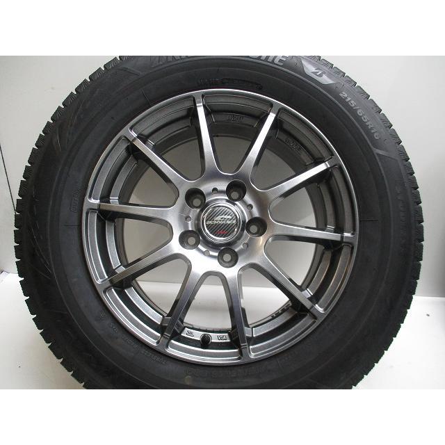 中古スタッドレス215/65R16ブリザックVRX3アルファード、ヴェルファイア 16インチ VRX3 215/65R16 6.5J+38 114.3 アルファード/ヴェル