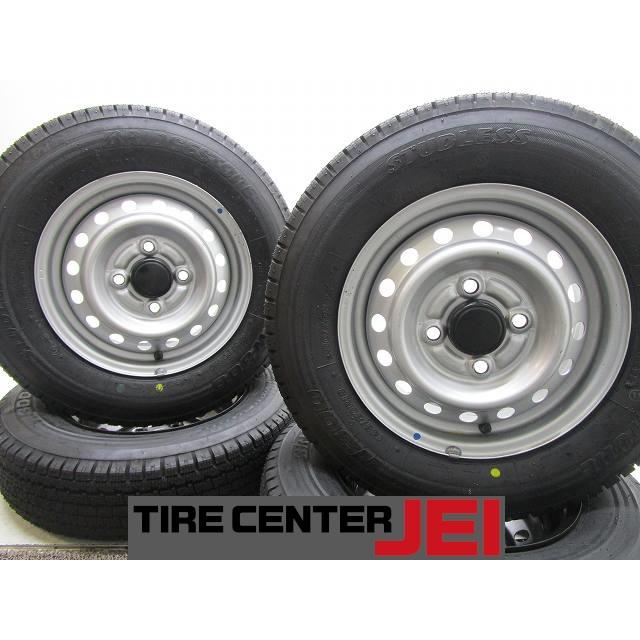 12インチ W300 145/80R12 80/78N 4J 100 軽トラ/軽バン 中古 