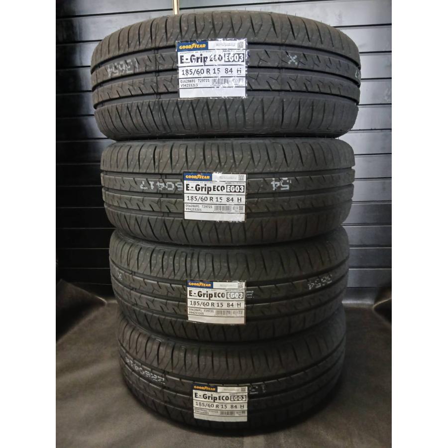 新商品 2026年製 グッドイヤー EfficientGrip ECO EG03 185/60R15 4本