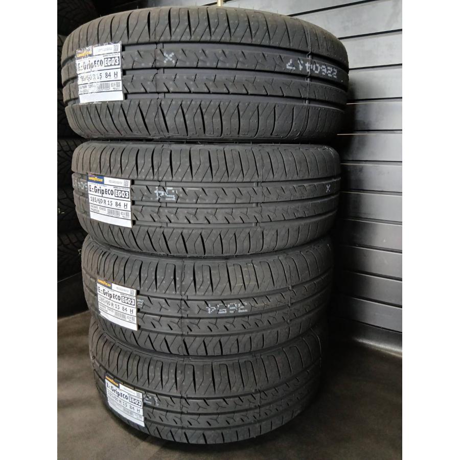 新商品 2026年製 グッドイヤー EfficientGrip ECO EG03 185/60R15 4本