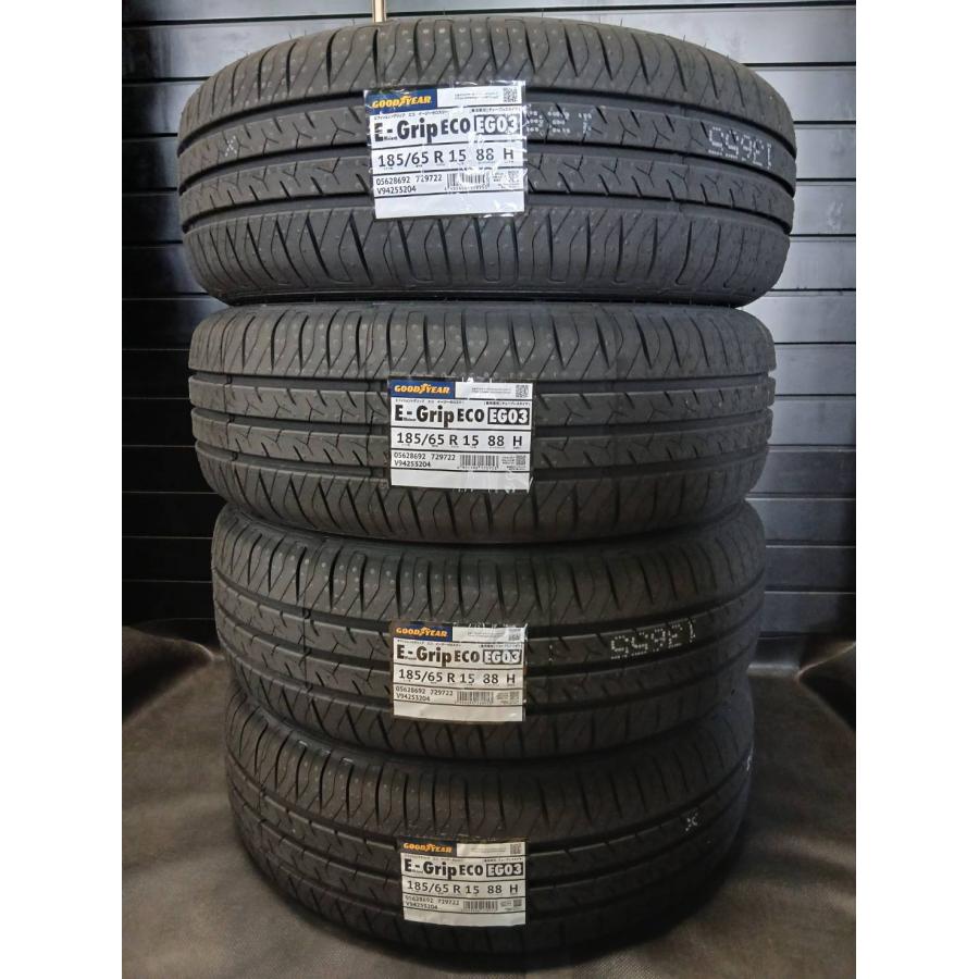 新商品 2026年製 グッドイヤー EfficientGrip ECO EG03 185/65R15 4本