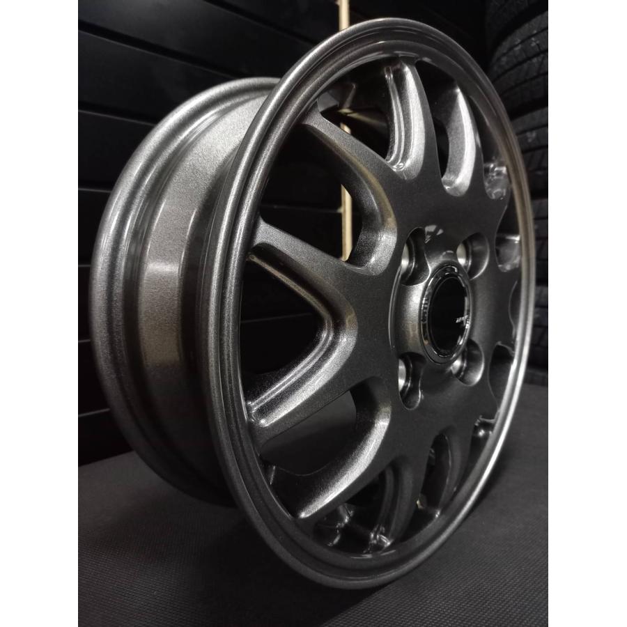 A 【送料込み4本合計26000円】タイヤホイール 新品 アルミホイール ZACK JP205 4Jx12 +42 4H100 4本 JWL-T